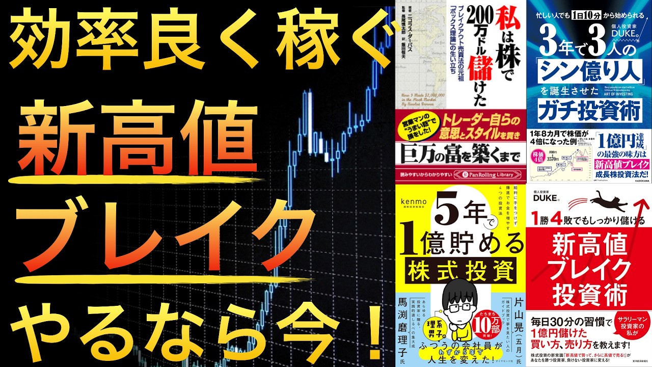 【聞き流しでOK】サラリーマンでも短時間でできる!新高値ブレイク投資術で効率良く資産を増やす方法とは