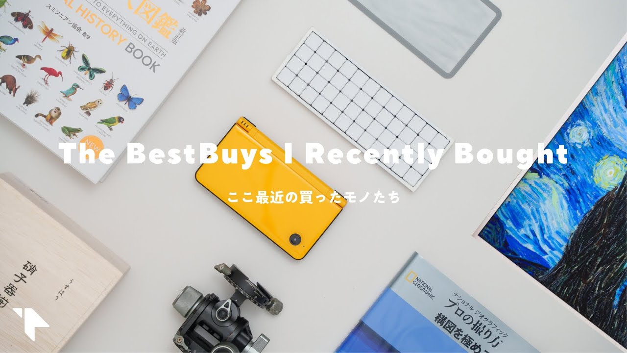 ここ最近の買ったモノ。自作キーボード/アートのようなテレビ/今さらNintendo DSなどなど