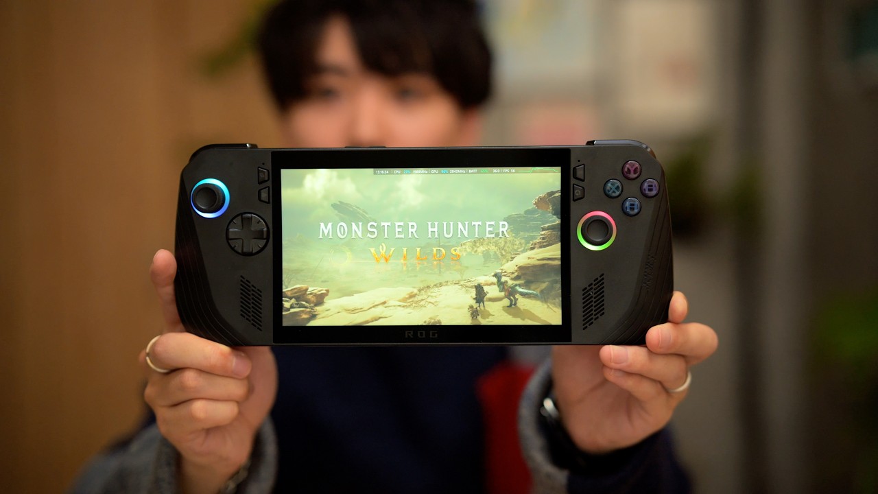 【検証】最強のモバイルPC「ROG Ally X」ならモンハンワイルズをどこでもプレイすることができる…のか?