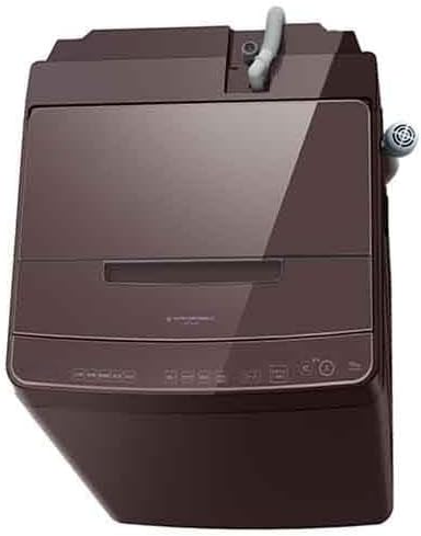 【セット品】全自動洗濯機 洗濯10.0kg ウルトラファインバブル洗浄 AW-10DP4 ボルドーブラウン 1台・ボタン電池 LR41H(ジェネリック)