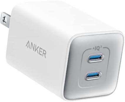 Anker 523 Charger (Nano 3, 47W) USB PD USB-C/高速充電器/PowerIQ 3.0 (Gen2)搭載/PSE技術基準適合/折りたたみ式プラグ/iPhone MacBook Air その他各種機器対応 (ホワイト)