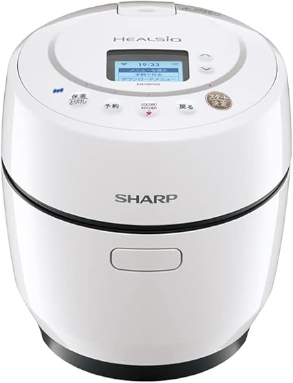 シャープ ヘルシオ ホットクック 電気調理鍋 無水鍋 1.0L 1~2人用 ホワイト KN-HW10G-W