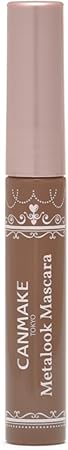 キャンメイク メタルックマスカラ 02 ブラウン 4.0g マスカラ 金属コーム 束感まつげ カールアップ カールキープ