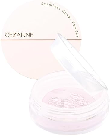 セザンヌ シームレスカバーパウダー 02 メロウルーセント 4.5g ふんわり桃肌仕上げのメッシュタイプおしろい