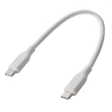 CIO 柔らかいシリコンケーブル C to C (USB Type-C/USB-C) 100W PD 急速 充電ケーブル 絡まない iPhone15 / 16 / Macbook Pro/Air/iPad/ノートパソコン Galaxy Google Pixel Android (アンドロイド)