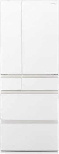 パナソニック 冷蔵庫 幅68.5cm 601L NR-F60HX1-W アルベロオフホワイト ナノイーX AIエコナビ