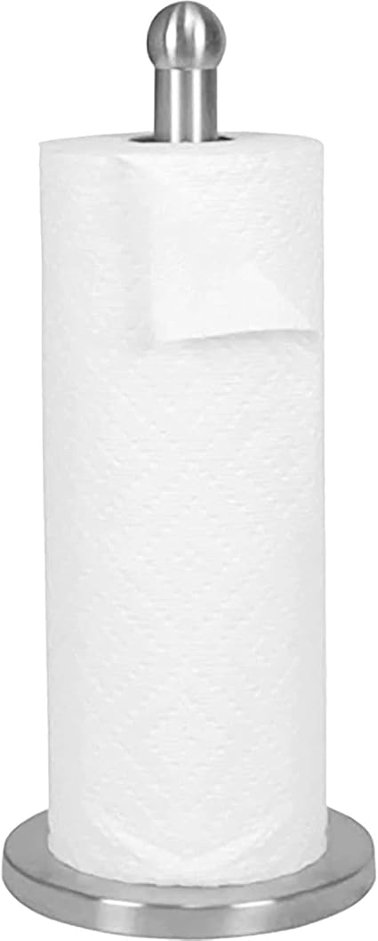 COLORBIRD キッチンペーパーホルダー ペーパータオル ホルダー ステンレス キッチンペーパー スタンド タオル キッチン トイレットペーパーホルダー (ダリア)