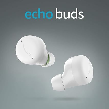 Echo Buds (エコーバッズ) 第2世代 - アクティブ ノイズキャンセリング 付き完全 ワイヤレスイヤホン with Alexa|グレーシャーホワイト