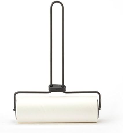 カインズ(CAINZ) ケースが要らない カーペットクリーナー 幅17.6cm 奥行6.5cm 高さ25.5cm ブラック ワイヤーフレームカーペットクリーナー 粘着クリーナー 粘着式クリーナー