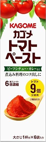 カゴメ トマトペーストミニパック 18g×6袋入り ×4セット