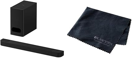 【セット買い】ソニー サウンドバー HT-B600 BRAVIA Theatre Bar 6+エレコム クリーニングクロス 超極細繊維 静電気抑制タイプ ブラック
