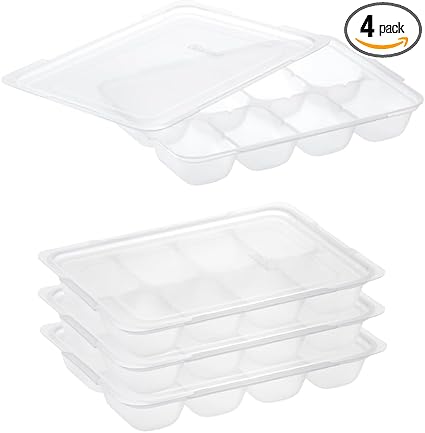 【Amazon.co.jp限定】 リッチェル わけわけフリージング ブロックトレー R 25 1ブロック容量25ml 8ブロック 4枚入