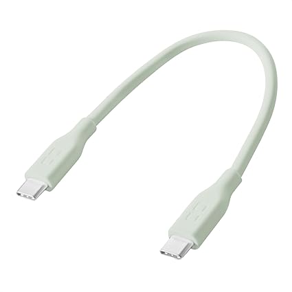 CIO 柔らかいシリコンケーブル C to C (USB Type-C/USB-C) 100W PD 急速 充電ケーブル 絡まない iPhone15 / 16 / Macbook Pro/Air/iPad/ノートパソコン Galaxy Google Pixel Android (アンドロイド)