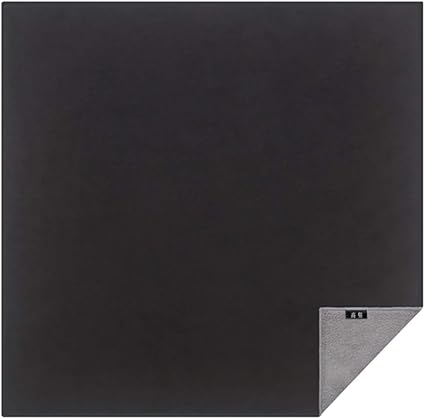 重なねるとくっつく不思議な保護クロス Stick It Wrapper レンズ/カメラ/PC/タブレット/時計 の保護 インナーバッグ "朝日新聞夕刊情報欄「ブームの卵」"で紹介されました。 (M (350 x 350), ブラック)