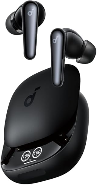 Anker Soundcore Liberty 4 Pro(Bluetooth 5.3)【カナル型完全ワイヤレスイヤホン/ウルトラノイズキャンセリング 3.5 / A.C.A.A 4.0 / ハイレゾ/感圧 & スワイプセンサー搭載/PSE技術基準適合】ミッドナイトブラック