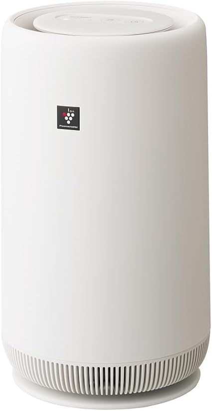 シャープ 空気清浄機 FU-SC01-W プラズマクラスター 7000 おすすめ畳数 6畳 360°下吸込み ナイトライト コンパクトタイプ