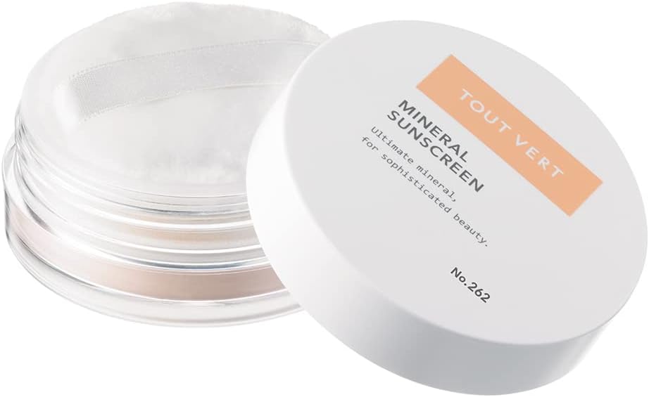 【日焼け止めパウダー】トゥヴェール ミネラルサンスクリーン セミマットタイプ 4g SPF50+ PA++++ ノンケミカル フラーレン フェイスパウダー 近赤外線 ブルーライト