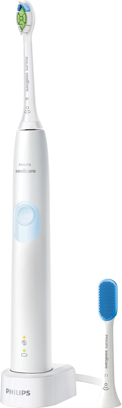 フィリップス 電動歯ブラシ ソニッケアー プロテクトクリーン (ホワイトプラス/舌磨き付き) HX6809/71 ホワイトライトブルー 【Amazon.co.jp限定】