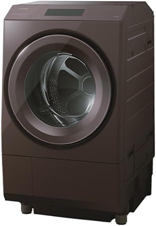 東 芝 ドラム式洗濯乾燥機 幅60㎝ 洗濯12kg 乾燥7kg TW-127XP4L-T 大風量乾燥 Ag+抗菌水 洗剤自動投入 温水洗浄 左開き (ボルドーブラウン)