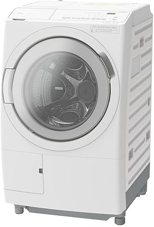 日立 ドラム式洗濯乾燥機 幅60cm 洗濯12kg 乾燥6kg 左開き BD-SV120KL W ホワイト らくメンテ 日本製