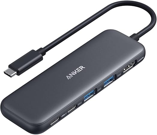 Anker 332 USB-C ハブ (5-in-1) 100W USB PD対応 4K HDMIポート5Gbps 高速データ転送 USB-C/USB-Aポート搭載