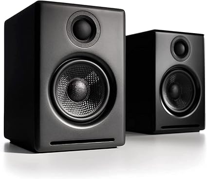 【国内正規品】Audioengine オーディオエンジン A2+ワイヤレス・パワードスピーカー l Bluetooth aptX対応・16bit DACアンプ内蔵(ブラック)