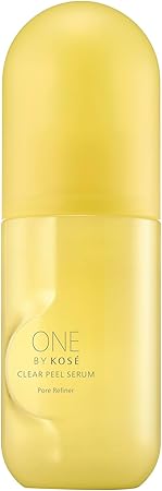 ONE BY KOSE(ワンバイコーセー) ふきとり美容液 毛穴 クリアピール セラム 本体 120mL 角栓 角質 保湿 ビタミンE誘導体 ヒアルロン酸 グリセリン