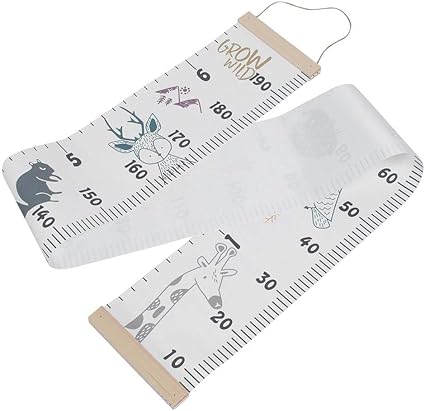 Roczential 子供身長計 壁掛け 約2m 子供身長測定 子供成長記録 ン ウォールステッカー 子供部屋装飾 北欧 インテリア 可愛い 動物園 幼稚園 子供服屋 新年 クリスマス プレゼント キッズ 女の子 男の子 贈り物 おしゃれ 子供成長記録