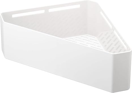 山崎実業(Yamazaki) マグネットバスルームコーナー おもちゃラック ホワイト 約33X18.5X10cm タワー 4264