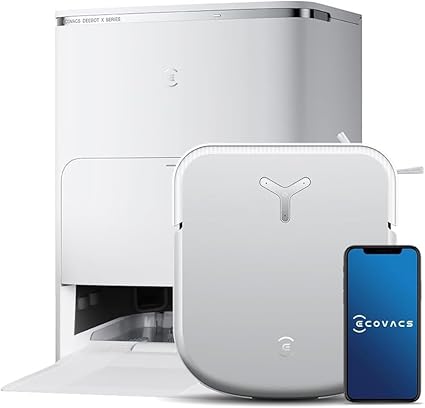 ECOVACS エコバックス ロボット掃除機 自動掃除機 DEEBOT X2 OMNI DEX86 ホワイト×シルバー