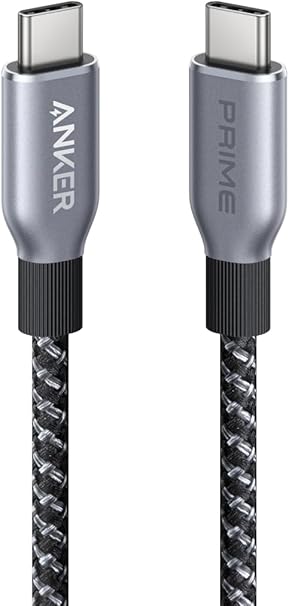 Anker Prime 高耐久ナイロン USB-C & USB-C ケーブル 240W USB PD対応 USB 2.0 iPhone 16 / 16 Pro MacBook Pro/Air iPad Pro/Air 5 Galaxy S25 Pixel LG 対応 0.9m