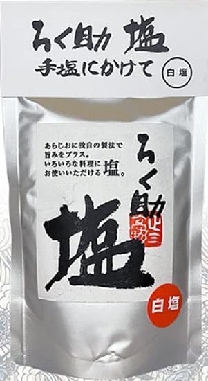 プロの味 / ろく助 塩シリーズ (白塩 顆粒タイプ, 150g×1袋)