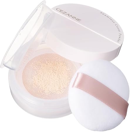 セザンヌ シームレスカバーパウダー01 フォギーベージュ 4.5g フェイスパウダー 毛穴カバー