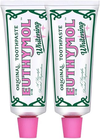 【EUTHYMOL】ユーシモール ホワイトニング歯磨き粉 106g ※ピーチの香りではない 濃密泡 使いやすい クールミント 清涼感 口臭ケア