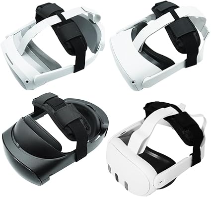 【VR】ヘッドバンド・ヘッドストラップ Quest2/PICO4/PICO4 ultra/Quest Pro/Quest3/Quest3S対応 VRゴーグル全般対応 空間コンピューティング/VRC/VRchatでの長時間利用に最適