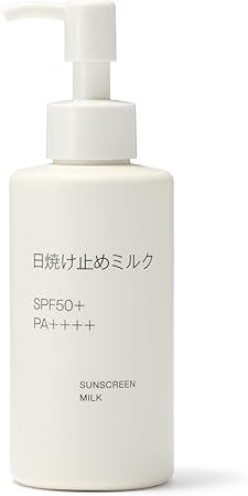 MUJI 84464959 Sunscreen Milk, SPF50+ PA++++, 5.3 oz (150 g)