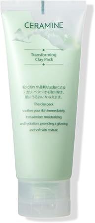 クレイパック 泥パック 毛穴パック セラマイン CERAMINE トランスフォーミング クレイマスク 泥洗顔 100mL 洗顔 毛穴 パック 洗浄 毛穴洗顔 フェイスパック 顔パック クレイ 泥 パック 黒ずみ 角栓 角質 鼻 洗浄 スキンケア ホイップクリームクレイパック 塗る 生クリームパック