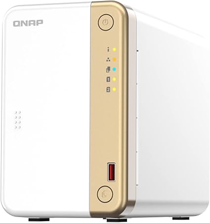 【 Amazon.co.jp 限定 】 QNAP (キューナップ) NAS キット 2ベイ ホーム向け TS-262 / AZ ホーム向け 2.5GbE 対応ポート 搭載 1つのPCIeスロット搭載 6ヵ月延長保証 「簡単セットアップガイド同梱」/国内正規代理店品