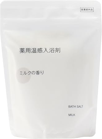 無印良品 薬用温感入浴剤 ミルクの香り 360g/スプーン付 OBA88A4A