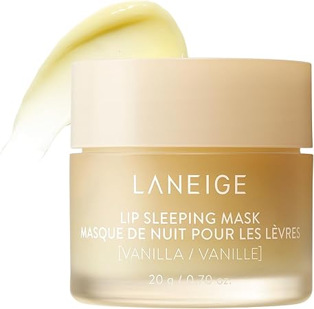 ラネージュ リップスリーピングマスク バニラ 20g リップクリーム リップバーム シアバター ビタミンC リップマスク 保湿 韓国
