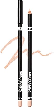 ザ セム(The Saem)日本公式 カバーパーフェクション コンシーラー ペンシル 1.0 クリアベージュ 1153 シャープナー付き