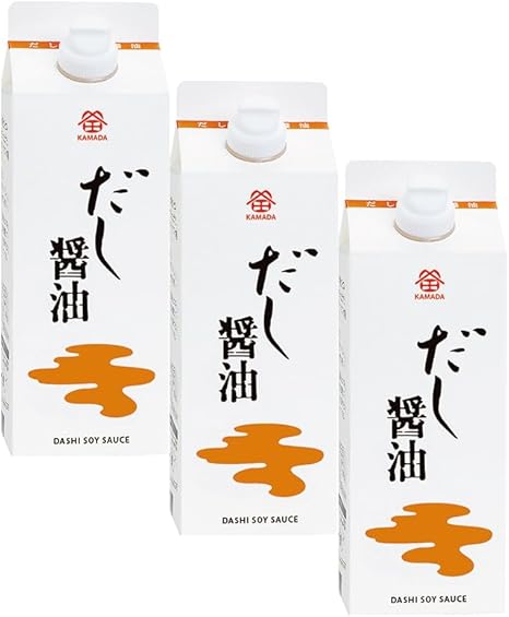鎌田醤油 だし醤油 500ml ×3本