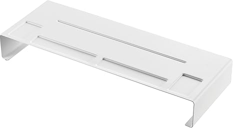 山崎実業(Yamazaki) 組み立て不要 モニタースタンド タワー ホワイト 約59X24X8cm tower 3305