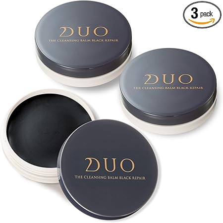 \新・誕生DUO/【パワーアップした毛穴対策・黒ずみ毛穴ケア!】 ザ クレンジングバーム ブラックリペア 黒 バーム クレンジング 毛穴 黒ずみ メイク落とし 化粧落とし スキンケア ウォータープルーフ W洗顔不要 まつエク 保湿18g×3個セット