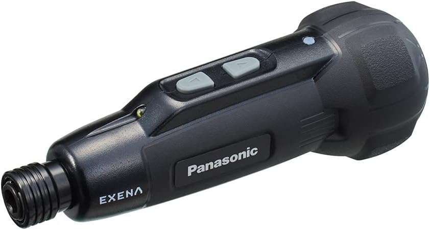パナソニック(Panasonic) 電動ドライバー USB Type-C 充電式 3.7V 850mAh 正転・逆転 手締め機 ブレーキ付 LEDライト ビットセット 充電ケーブル付属 軽量 小型 ネジ締め DIY 電動工具 ミニ EZ1D11S-B ブラック