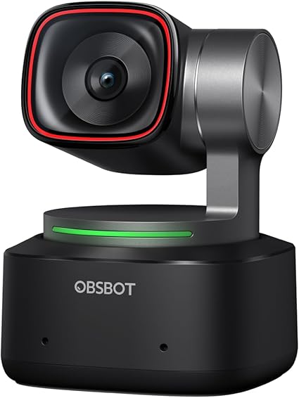 OBSBOT TINY 2 webカメラ AI自動追跡 ウェブカメラ HDR 4K 5000万画素 全画素AF ジェスチャー 音声制御 ノイキャンマイク 会議 ライブ配信 ビデオ通話 PC Mac Windows
