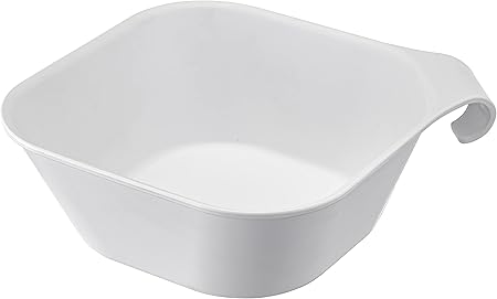 山崎実業(Yamazaki) マグネット & 引っ掛け 湯おけ ホワイト 約W29.5XD27XH9cm タワー 浮かせて収納 バス 浴室 手おけ 5378