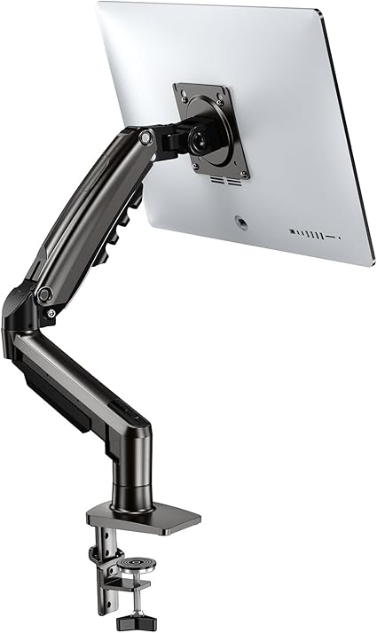 HUANUO (ファーノー) PCモニターアーム 液晶ディスプレイアーム 13~32インチ対応 耐荷重2~9kg ガススプリング式 グロメット式&クランプ式 VESA100*100 多角度調節 ケーブル収納 HNSS6