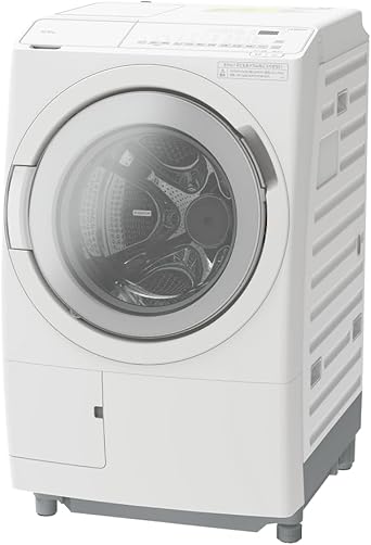 日立 ドラム式洗濯乾燥機 幅60cm 洗濯12kg 乾燥6kg 左開き BD-SV120JL W ホワイト らくメンテ 日本製