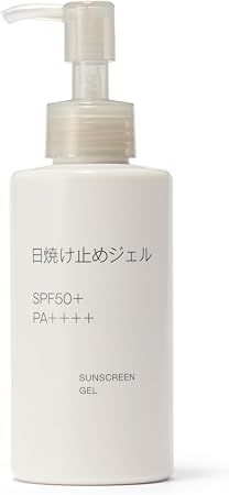 MUJI 84464928 Sunscreen Gel, SPF50+ PA++++, 5.9 fl oz (150 ml)
